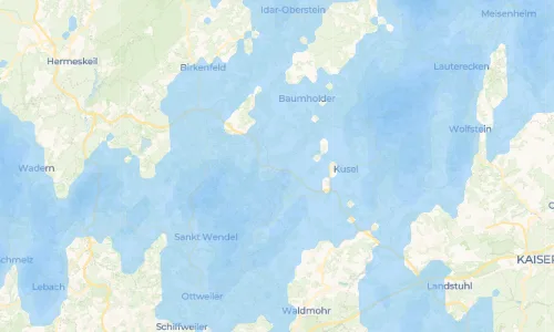 Regenradar Vorschaubild - Aktuelle Niederschläge in Reichweiler und Umgebung