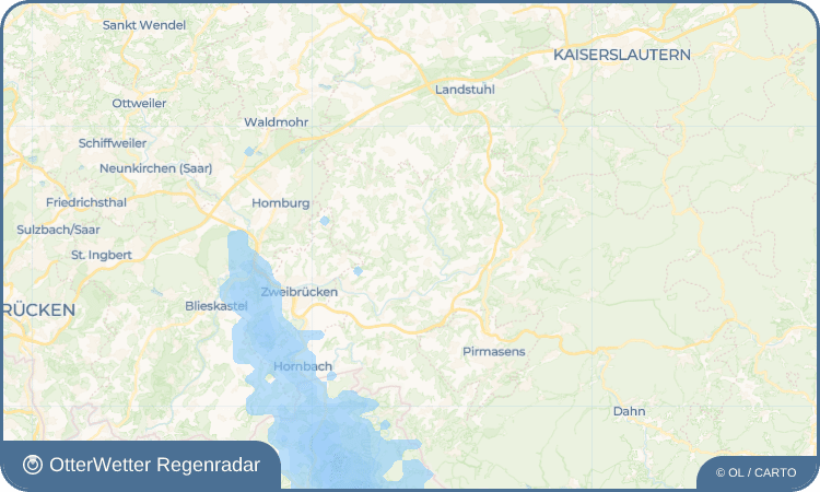 OtterWetter Regenradar-Widget Reifenberg