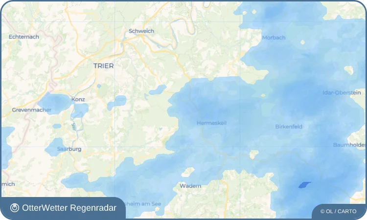 Wetter-Widget-Vorschau mit Vorhersagedaten für Reinsfeld
