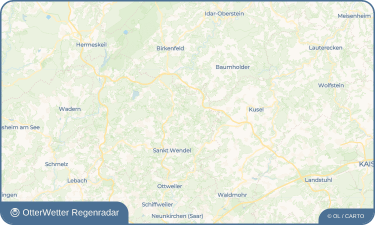 OtterWetter Regenradar-Widget Reitscheid