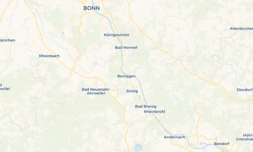 Regenradar Vorschaubild - Aktuelle Niederschläge in Remagen und Umgebung