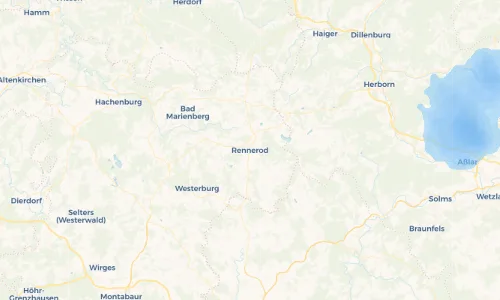 Regenradar Vorschaubild - Aktuelle Niederschläge in Rennerod und Umgebung