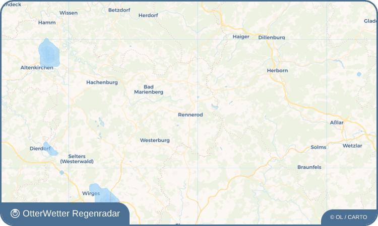 Widget-Vorschau für Rennerod Wetter-Widget-Vorschau mit Vorhersagedaten für Rennerod