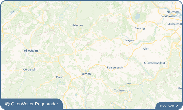 OtterWetter Regenradar-Widget Retterath