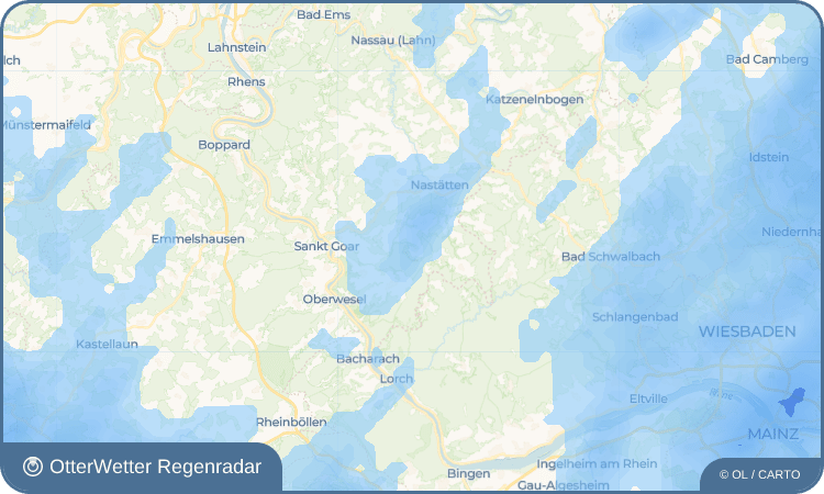 Widget-Vorschau für Rettershain Wetter-Widget-Vorschau mit Vorhersagedaten für Rettershain