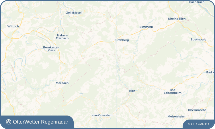 OtterWetter Regenradar-Widget Rhaunen