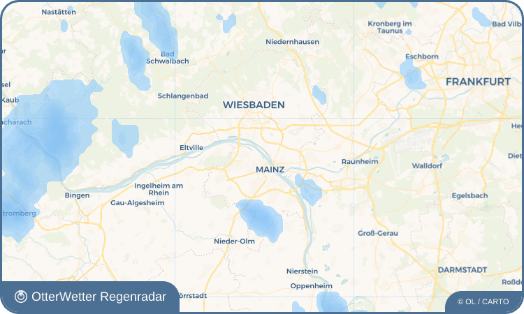 OtterWetter Regenradar-Widget Rheinallee I