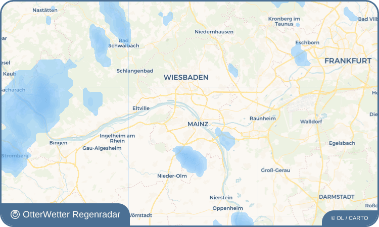 OtterWetter Regenradar-Widget Rheinallee IV