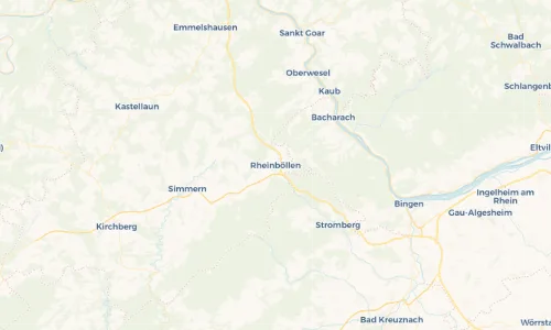 Regenradar Vorschaubild - Aktuelle Niederschläge in Rheinböllen und Umgebung