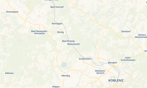 Regenradar Vorschaubild - Aktuelle Niederschläge in Rheinbrohl und Umgebung