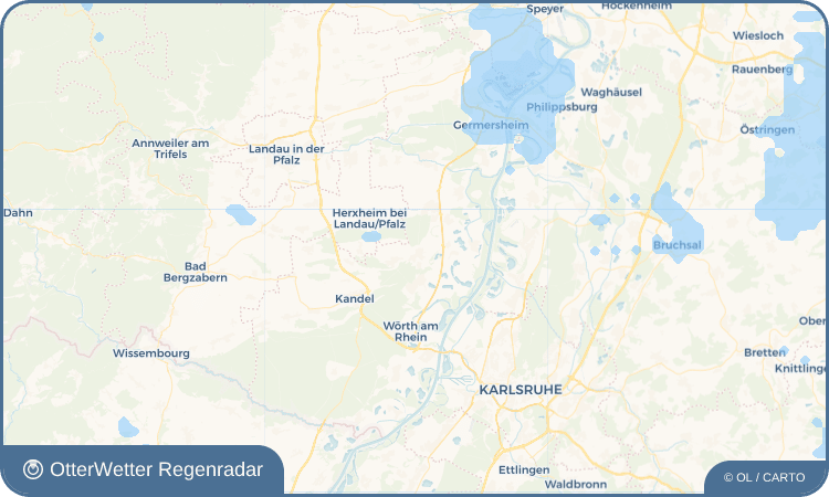OtterWetter Regenradar-Widget Rheinzabern