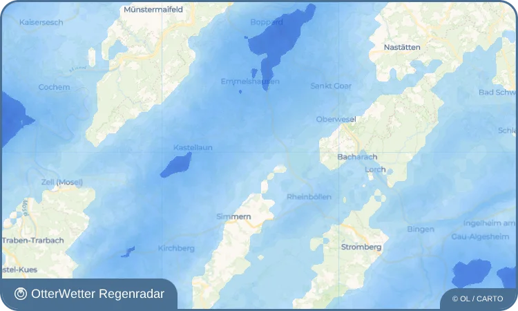 Wetter-Widget-Vorschau mit Vorhersagedaten für Riegenroth