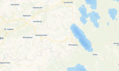 Regenradar Vorschaubild - Aktuelle Niederschläge in Rieschweiler und Umgebung