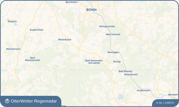 OtterWetter Regenradar-Widget Ringen