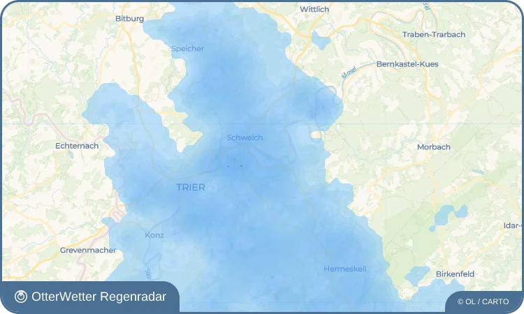 Widget-Vorschau für Riol Wetter-Widget-Vorschau mit Vorhersagedaten für Riol