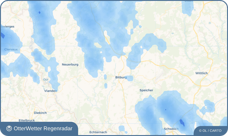 OtterWetter Regenradar-Widget Rittersdorf