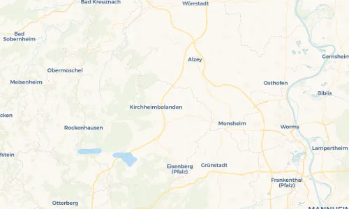 Regenradar Vorschaubild - Aktuelle Niederschläge in Rittersheim und Umgebung