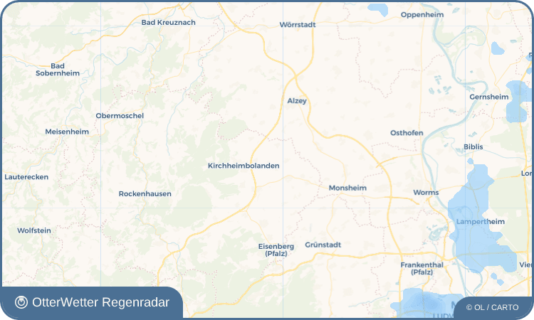 OtterWetter Regenradar-Widget Rittersheim