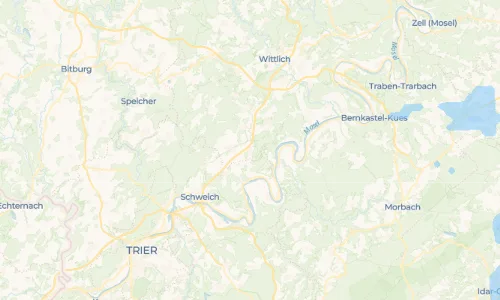 Regenradar Rivenich: aktuelle Niederschläge in Rivenich und Umgebung, Stand 20. Oktober 2026 um 22:15 Uhr