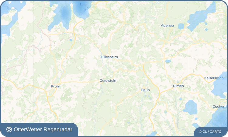 OtterWetter Regenradar-Widget Rockeskyll