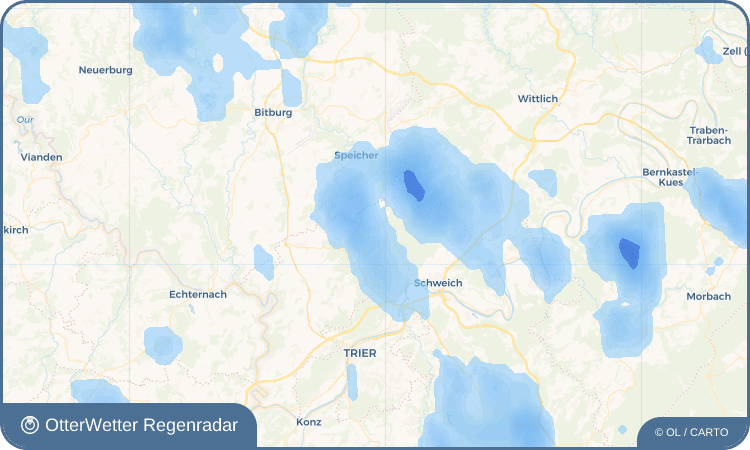 OtterWetter Regenradar-Widget Rodt