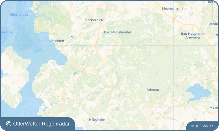 Widget-Vorschau für Rohr Wetter-Widget-Vorschau mit Vorhersagedaten für Rohr
