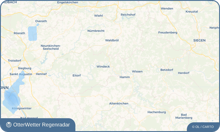 OtterWetter Regenradar-Widget Rosbach