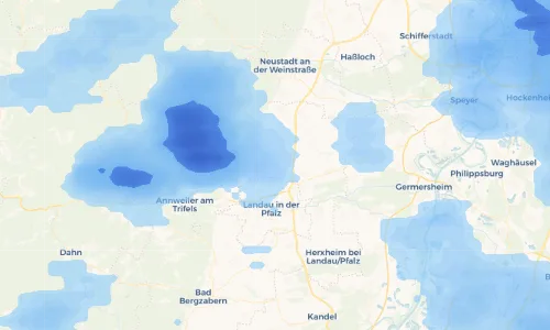 Regenradar Vorschaubild - Aktuelle Niederschläge in Roschbach und Umgebung