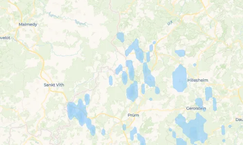 Regenradar Vorschaubild - Aktuelle Niederschläge in Roth bei Prüm und Umgebung
