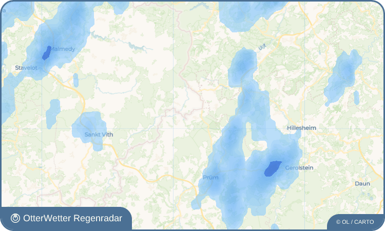 OtterWetter Regenradar-Widget Roth bei Prüm