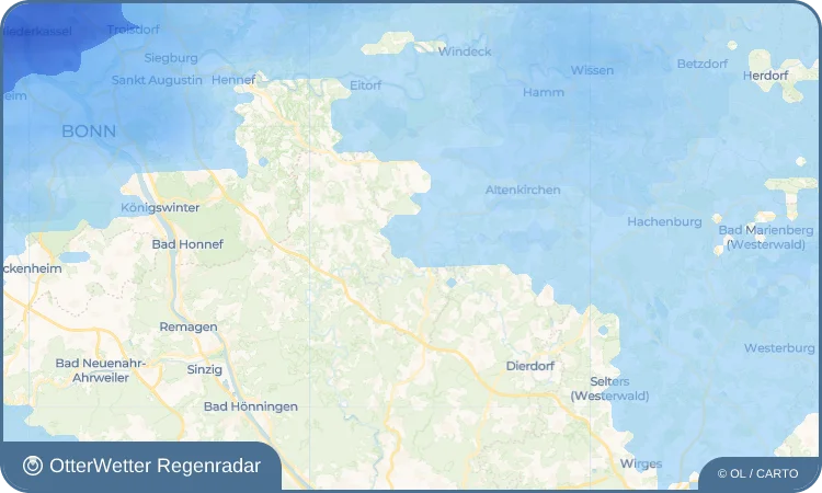Wetter-Widget-Vorschau mit Vorhersagedaten für Rott