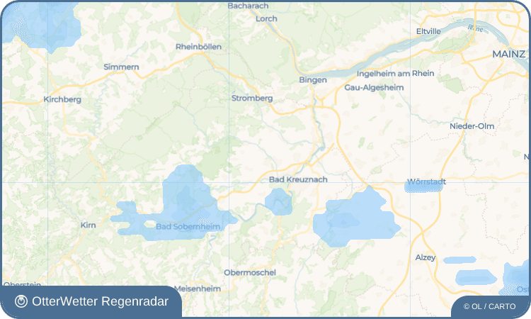 OtterWetter Regenradar-Widget Roxheim