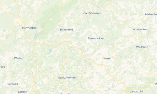 Regenradar Rückweiler: aktuelle Niederschläge in Rückweiler und Umgebung, Stand 22. Oktober 2026 um 1:25 Uhr
