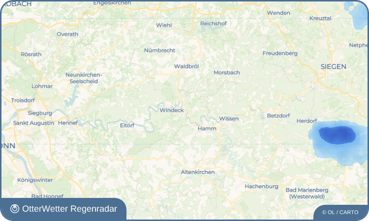 OtterWetter Regenradar-Widget Rüddel