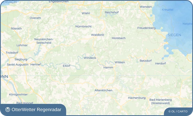 Wetter-Widget-Vorschau mit Vorhersagedaten für Rüddel