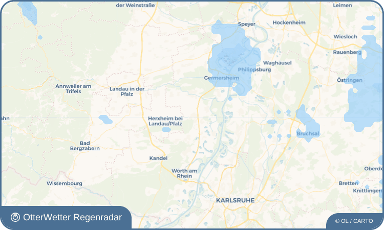 OtterWetter Regenradar-Widget Rülzheim