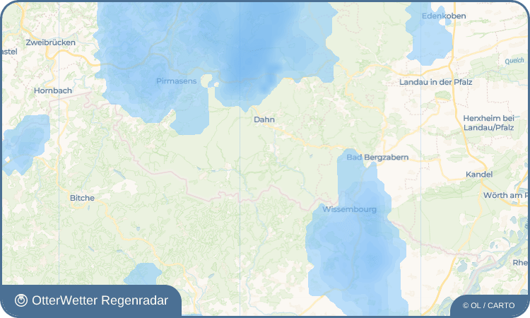 Widget-Vorschau für Rumbach Wetter-Widget-Vorschau mit Vorhersagedaten für Rumbach