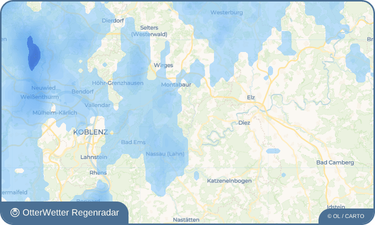 OtterWetter Regenradar-Widget Ruppenrod