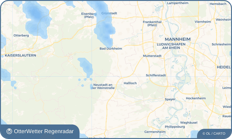 OtterWetter Regenradar-Widget Ruppertsberg