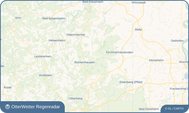 OtterWetter Regenradar-Widget Ruppertsecken