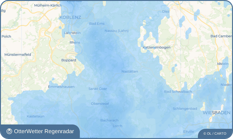 OtterWetter Regenradar-Widget Ruppertshofen