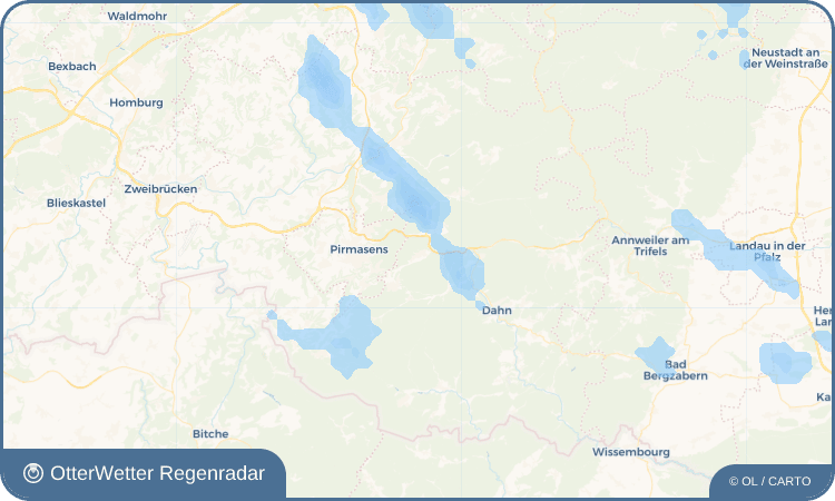 Widget-Vorschau für Ruppertsweiler Wetter-Widget-Vorschau mit Vorhersagedaten für Ruppertsweiler