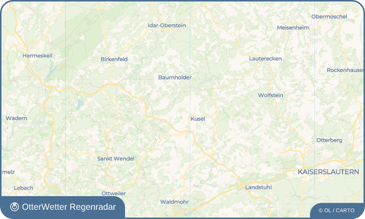 OtterWetter Regenradar-Widget Ruthweiler