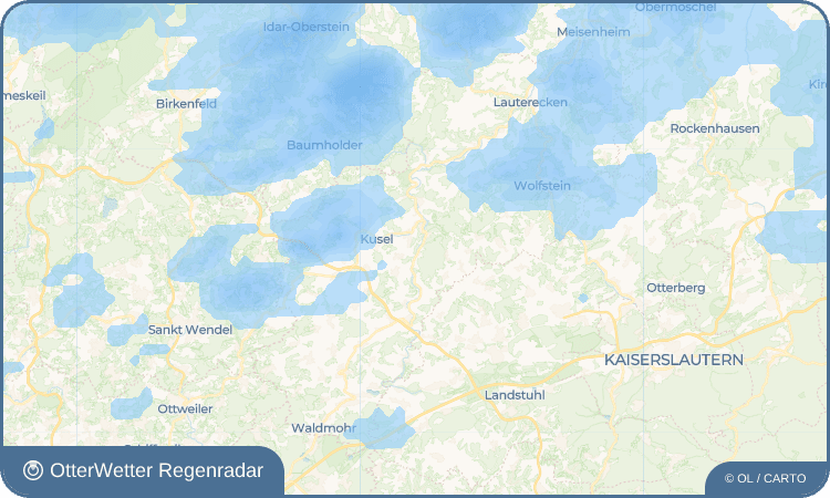 OtterWetter Regenradar-Widget Rutsweiler am Glan