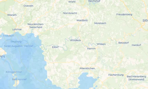 Regenradar Vorschaubild - Aktuelle Niederschläge in Saal und Umgebung