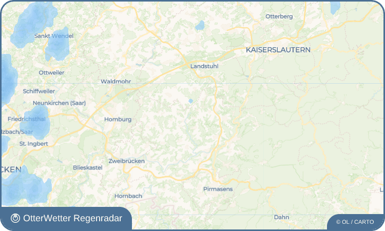 OtterWetter Regenradar-Widget Saalstadt