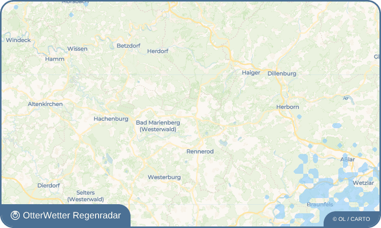 OtterWetter Regenradar-Widget Salzburg