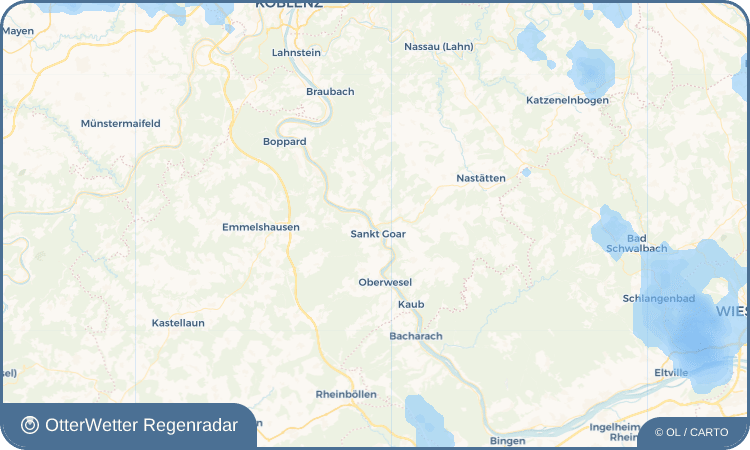OtterWetter Regenradar-Widget Sankt Goarshausen
