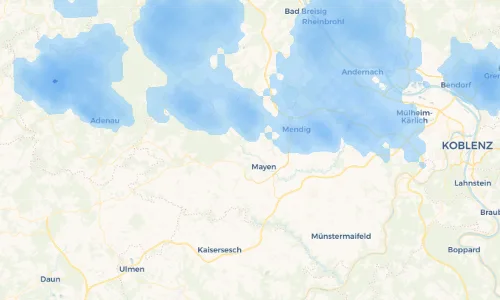 Regenradar Vorschaubild - Aktuelle Niederschläge in Sankt Johann und Umgebung