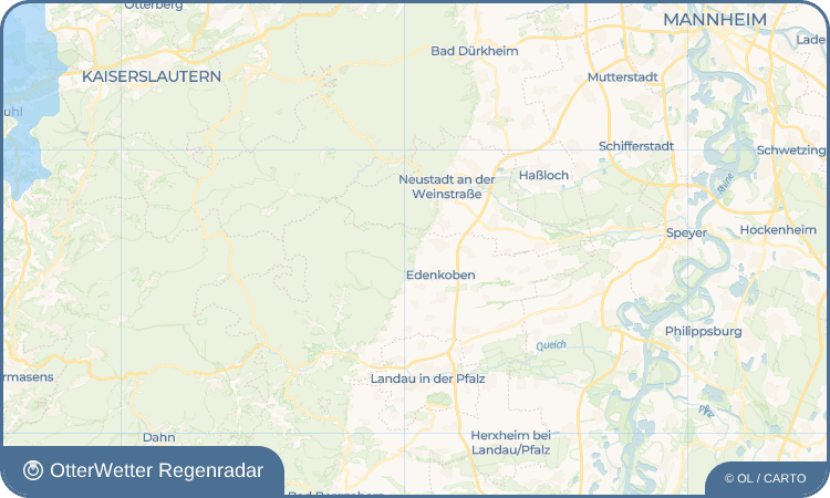 OtterWetter Regenradar-Widget Sankt Martin